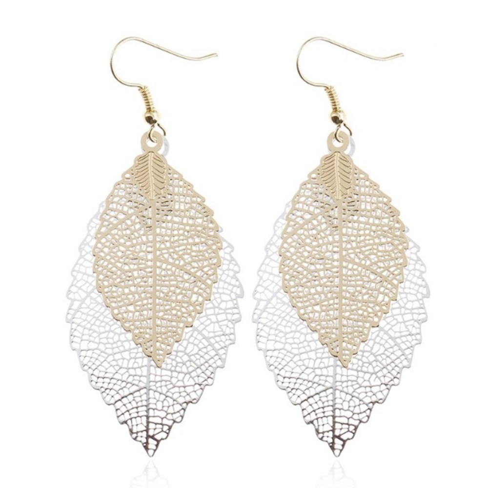 NEW!💙💎SILVERY💛GOLDEN LEAVES!💎💙VERY BEAUTIFUL! - Picture 7 of 8